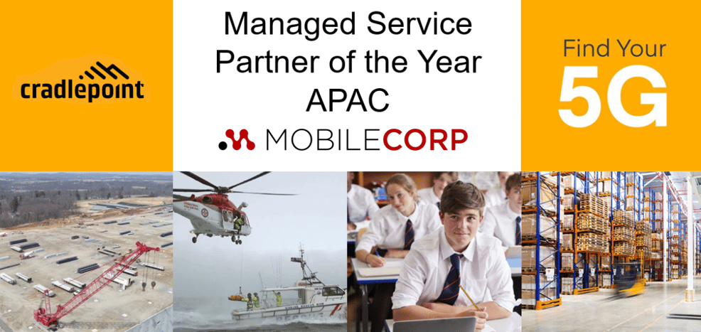 Cradlepoint Managed Service Partner of the Year APAC