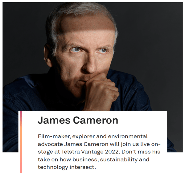 James Cameron Closing Vantage