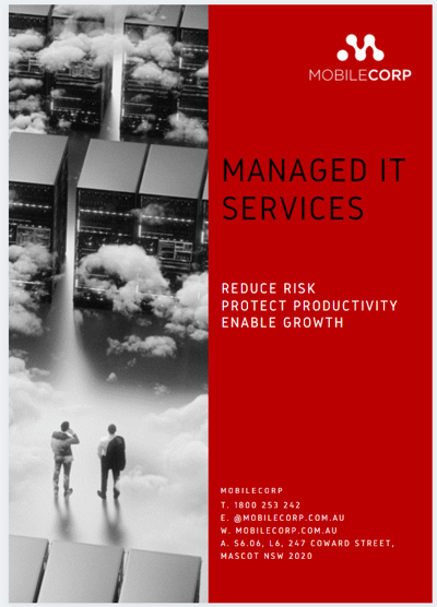 Managed IT Services brochure cover