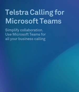 Telstra Calling for Microsoft Teams Brochure Cover