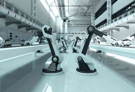 robots in micro chip manufacturing