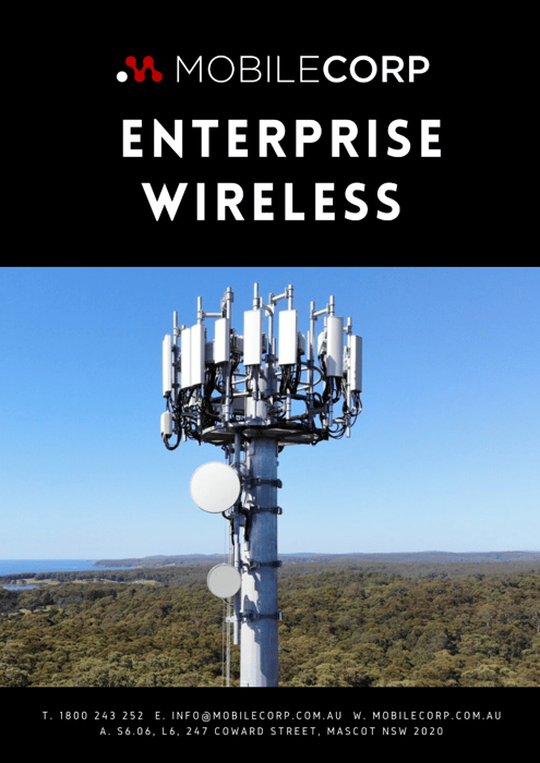 MobileCorp Enterprise Wireless Brochure cover 2023 800px