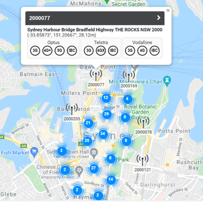 Sydney harbour 5g towers