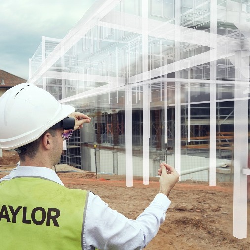 Taylor construction hologram 5G-square