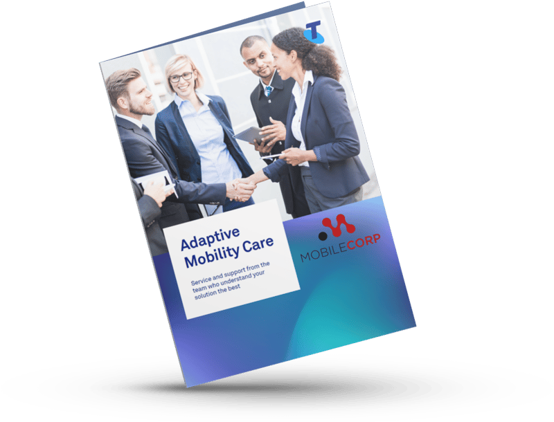 Telstra Adaptive Mobility Care AMC 3D brochure cover