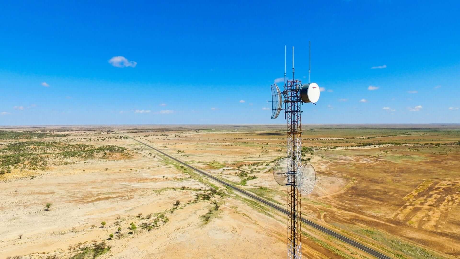 Telstra tower outback