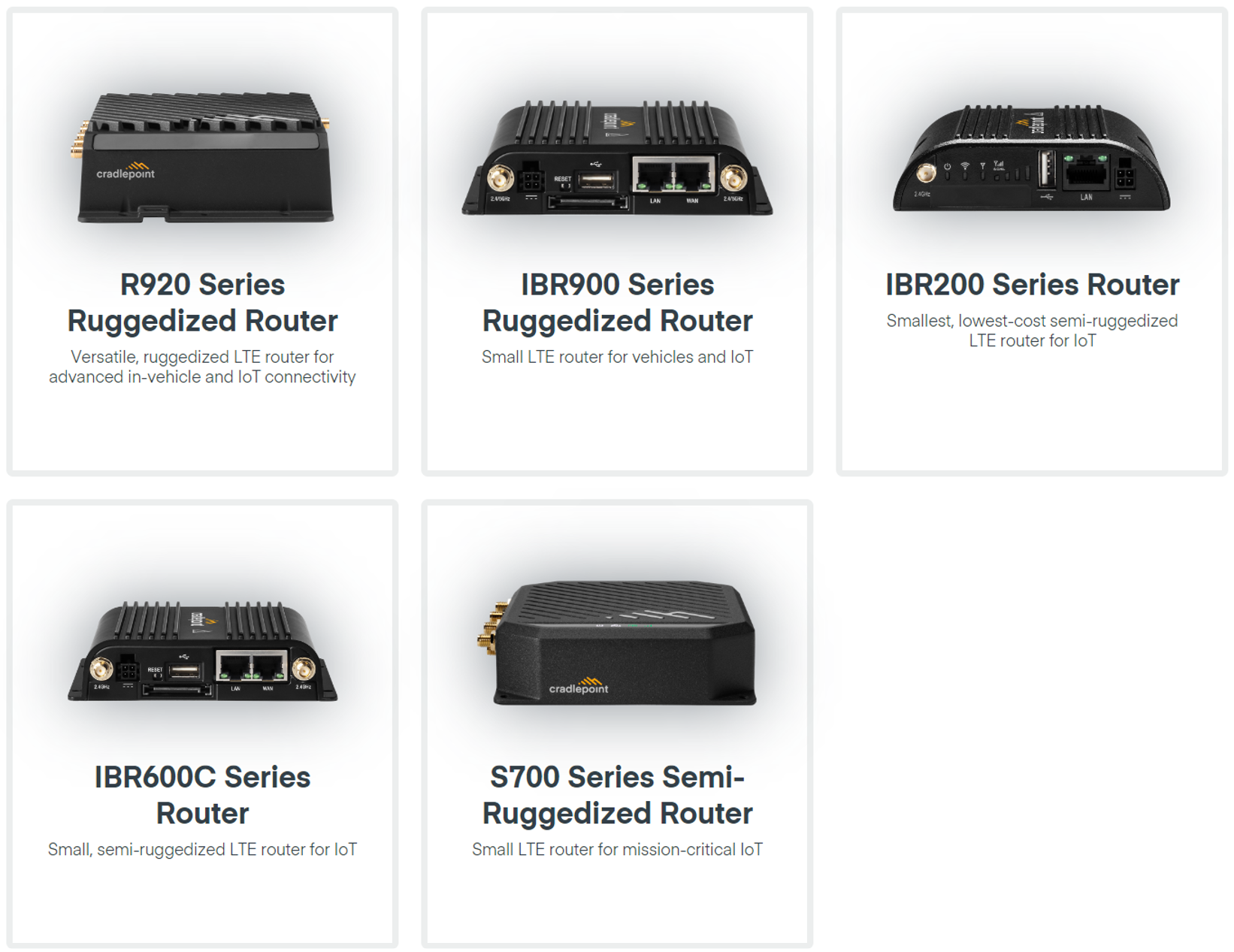 cradlepoint iot routers