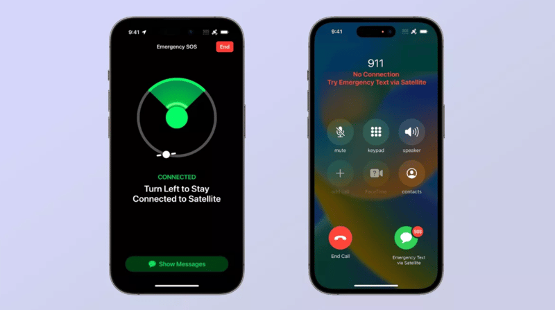 iphone 14 sos 