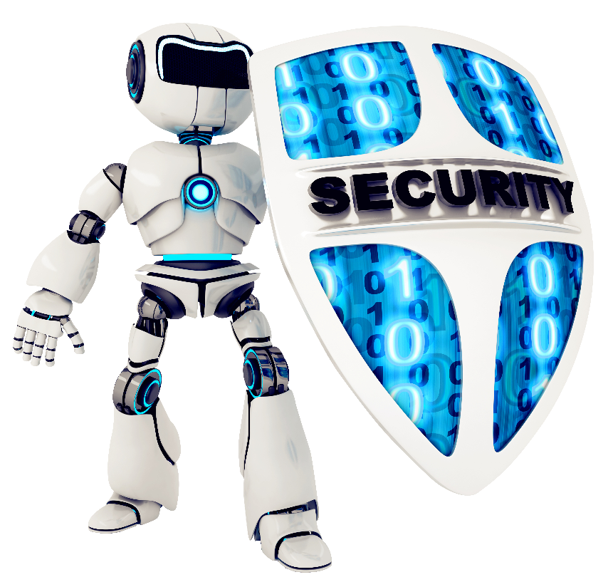 robot with shield-E8-banner