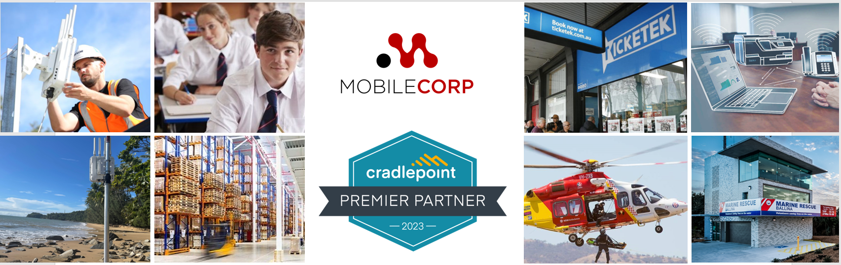 Cradlepoint partner web page banner